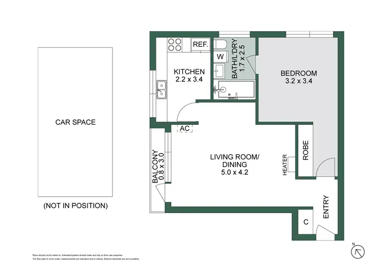 Floorplan of Homely apartment listing, 6/38 York Street, St Kilda West VIC 3182