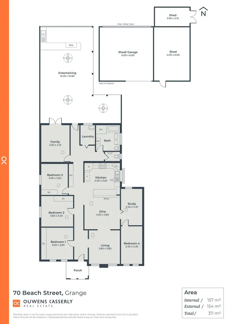 Floorplan of Homely house listing, 70 Beach Street, Grange SA 5022