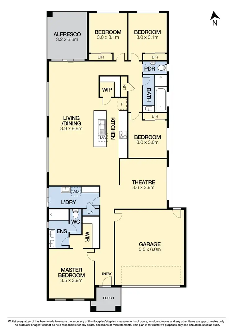Floorplan of Homely house listing, 8 Webber Drive, Deanside VIC 3336