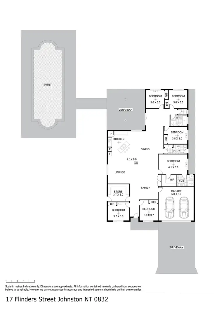 Floorplan of Homely house listing, 17 Flinders Street, Johnston NT 832
