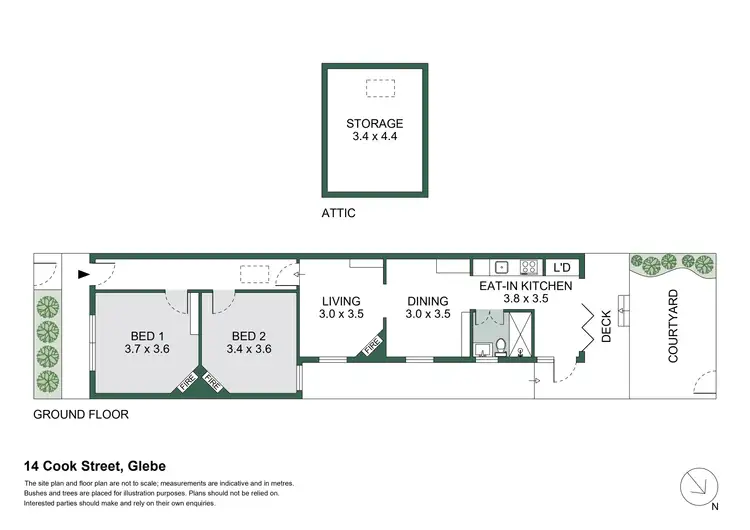 Floorplan of Homely house listing, 14 Cook Street, Glebe NSW 2037