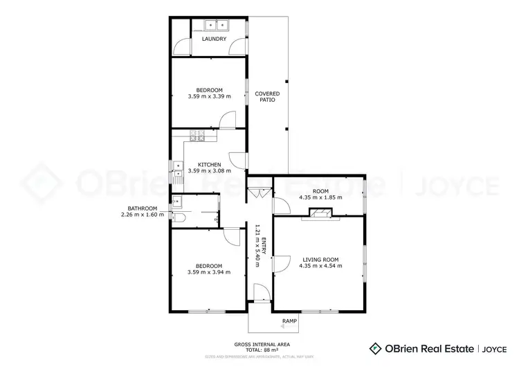 Floorplan of Homely house listing, 23 Kanana Cres, Wangaratta VIC 3677