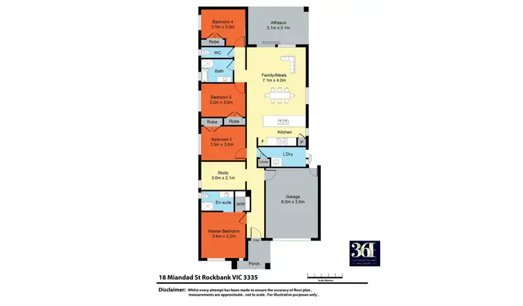 Floorplan of Homely house listing, 18 Miandad Street, Rockbank VIC 3335