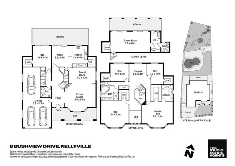 Floorplan of Homely house listing, 8 Bushview Drive, Kellyville NSW 2155