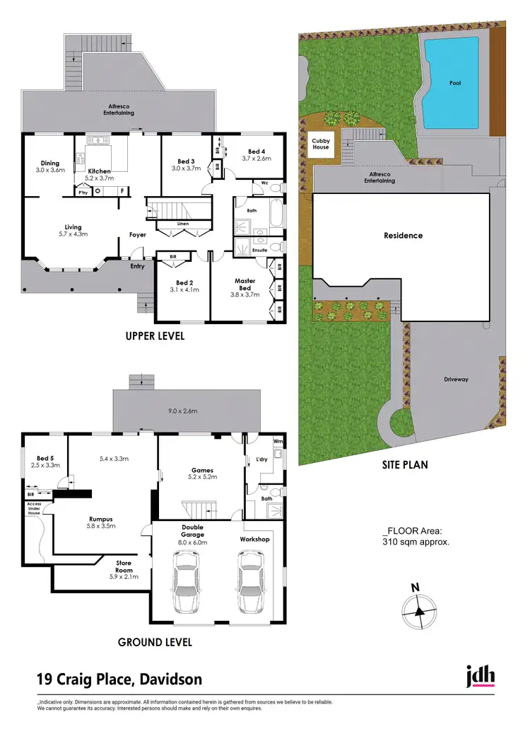 Floorplan of Homely house listing, 19 Craig Place, Davidson NSW 2085