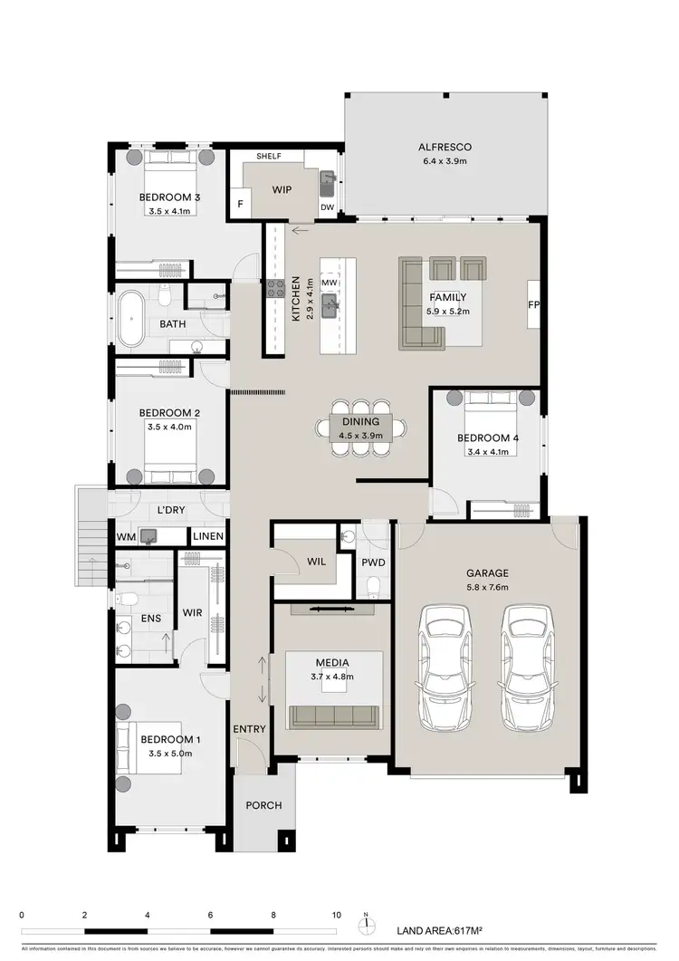 Floorplan of Homely house listing, 92 Highland Way, Highton VIC 3216