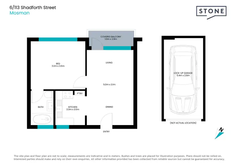 Floorplan of Homely unit listing, 6/113 Shadforth Street, Mosman NSW 2088