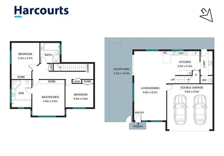 Floorplan of Homely townhouse listing, 4/83 Mitchell Street, Merewether NSW 2291