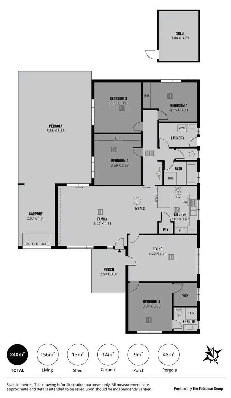 Floorplan of Homely house listing, 122 Osborne Avenue, Woodville Park SA 5011