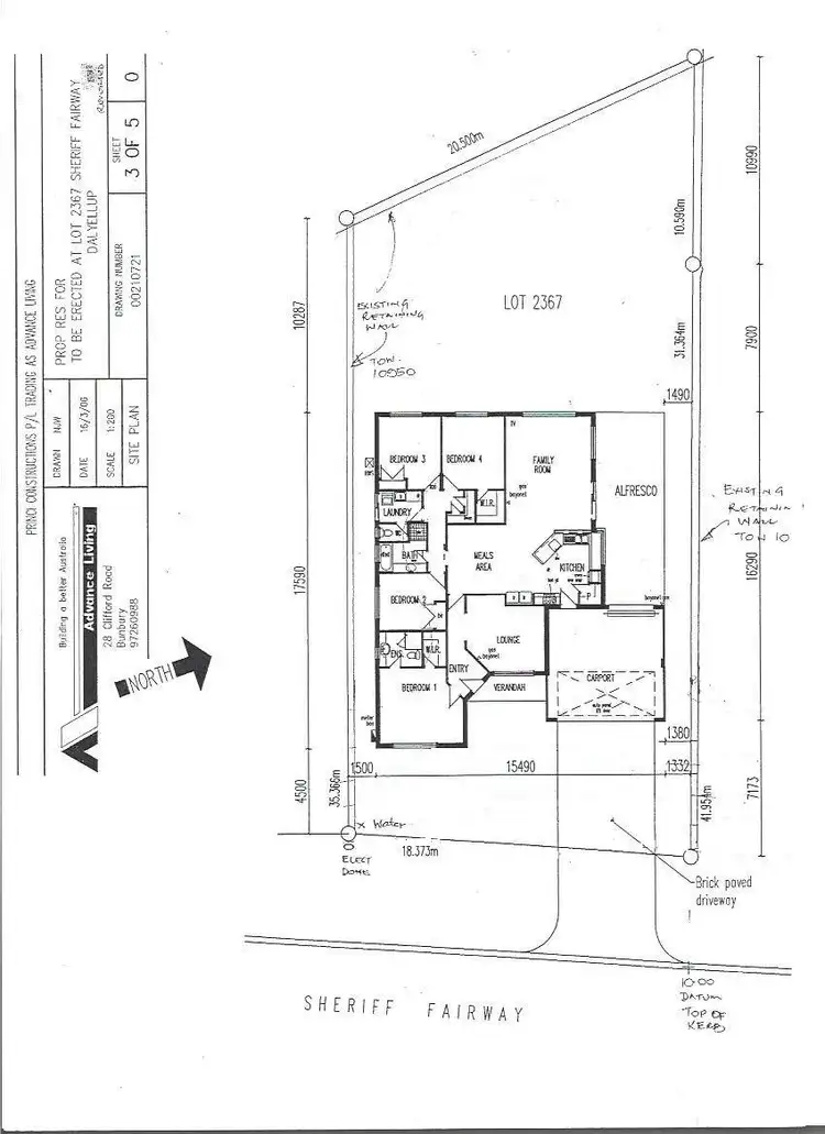 Floorplan of Homely house listing, 4 Sheriff Fairway, Dalyellup WA 6230