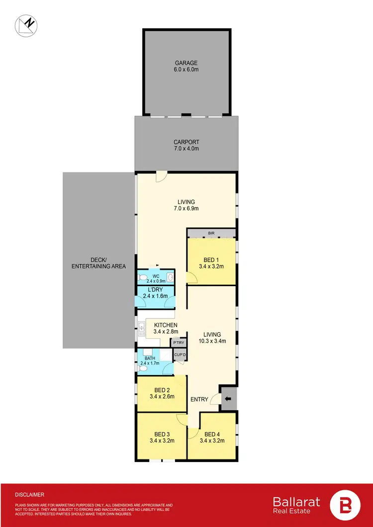 Floorplan of Homely house listing, 47 Melaleuca Road, Enfield VIC 3352