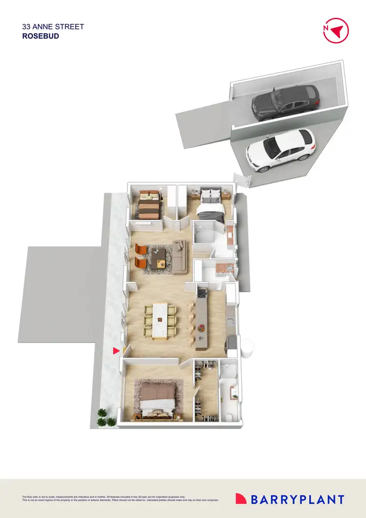 Floorplan of Homely house listing, 33 Anne Street, Rosebud VIC 3939