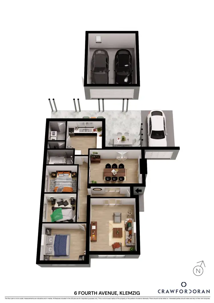 Floorplan of Homely house listing, 6 Fourth Avenue, Klemzig SA 5087
