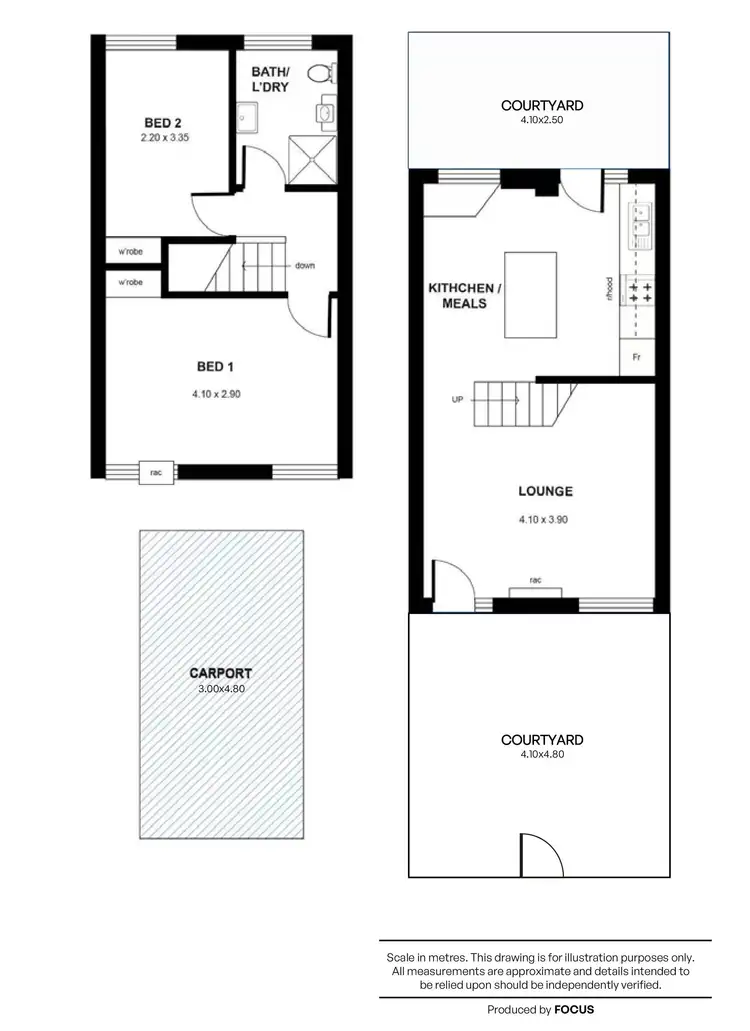 Floorplan of Homely townhouse listing, 5/113 Princes Road, Mitcham SA 5062