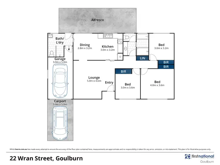 Floorplan of Homely house listing, 22 Wran Street, Goulburn NSW 2580