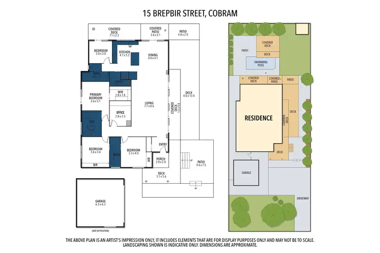 Floorplan of Homely house listing, 15 Brepbir Street, Cobram VIC 3644