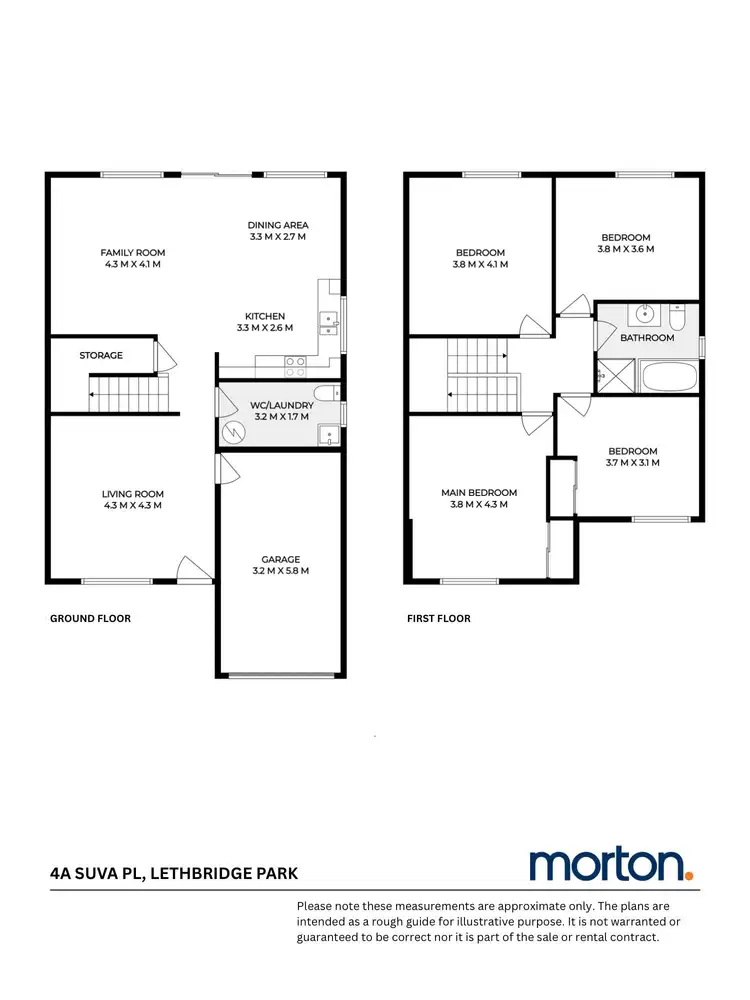Floorplan of Homely house listing, 4A Suva Place, Lethbridge Park NSW 2770