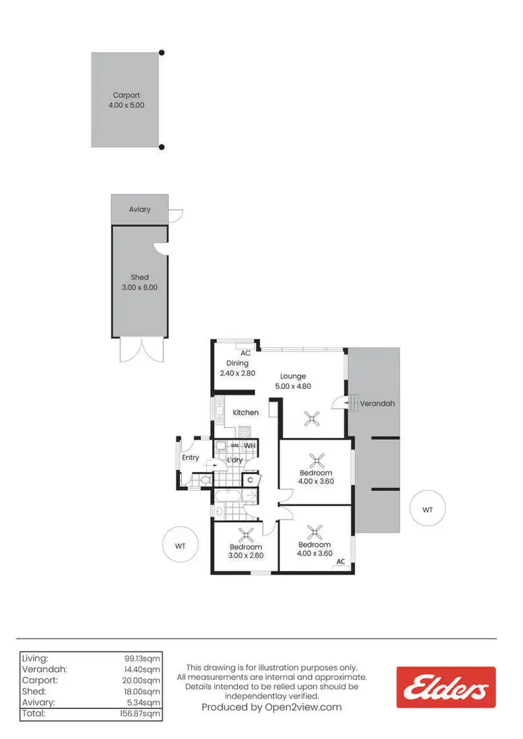 Floorplan of Homely house listing, 160 Farrell Flat Road, Clare SA 5453
