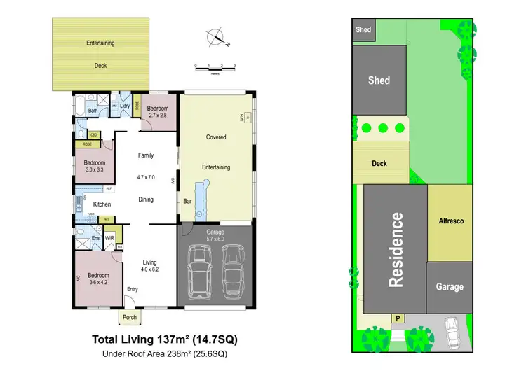 Floorplan of Homely house listing, 3 Hatfield Drive, Drouin VIC 3818