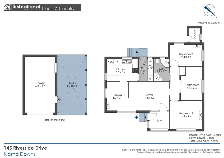 Floorplan of Homely house listing, 145 Riverside Drive, Kiama Downs NSW 2533
