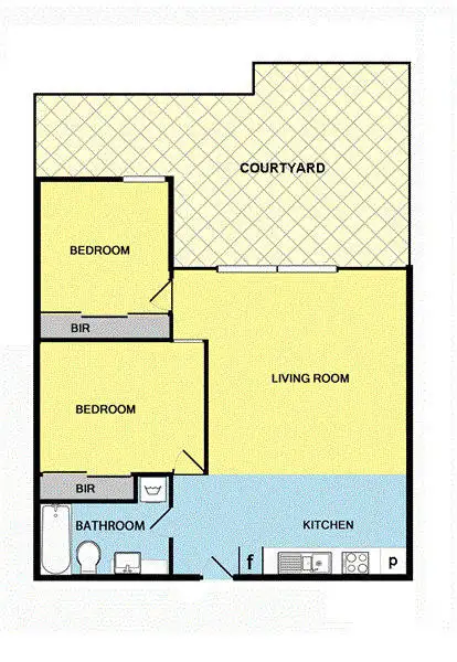 Floorplan of Homely apartment listing, 24/44 Eucalyptus Drive, Maidstone VIC 3012