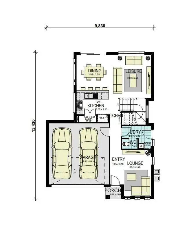 Floorplan of Homely house listing, 14- Jasper Way, Leppington NSW 2179