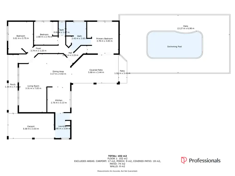 Floorplan of Homely house listing, 3 Gibbard Street, Condon QLD 4815