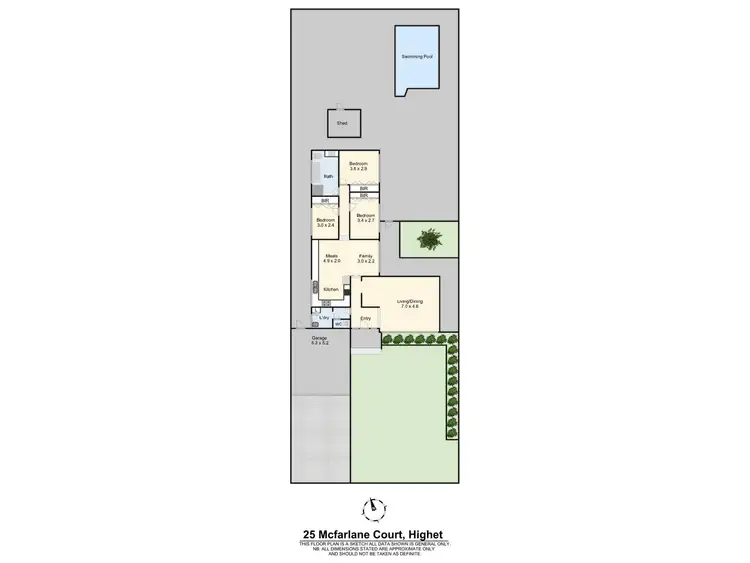 Floorplan of Homely house listing, 25 McFarlane Court, Highett VIC 3190