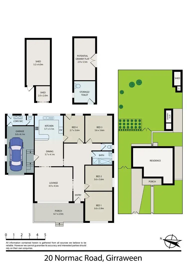 Floorplan of Homely house listing, 20 Normac Road, Girraween NSW 2145