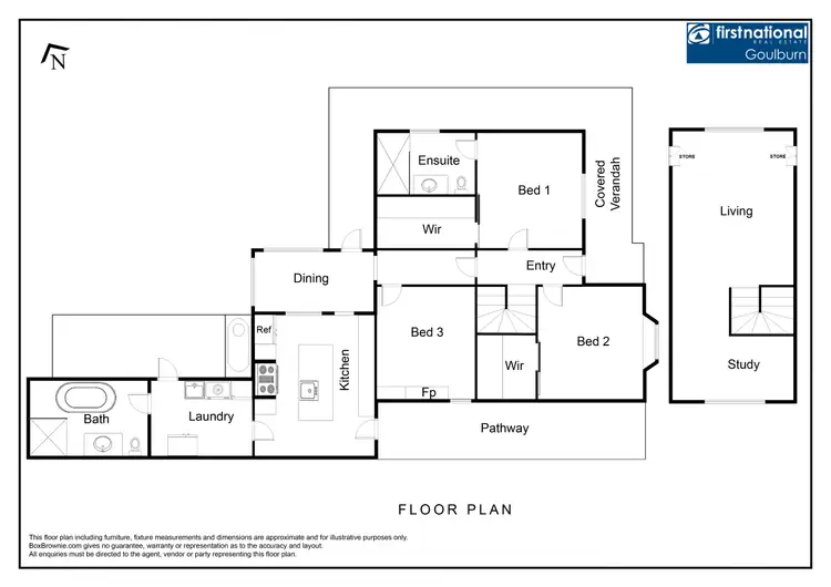 Floorplan of Homely house listing, 8 Francis Street, Goulburn NSW 2580