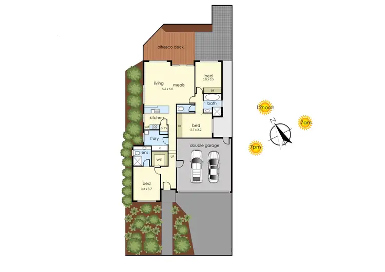 Floorplan of Homely house listing, 15 Blair Avenue, Frankston South VIC 3199