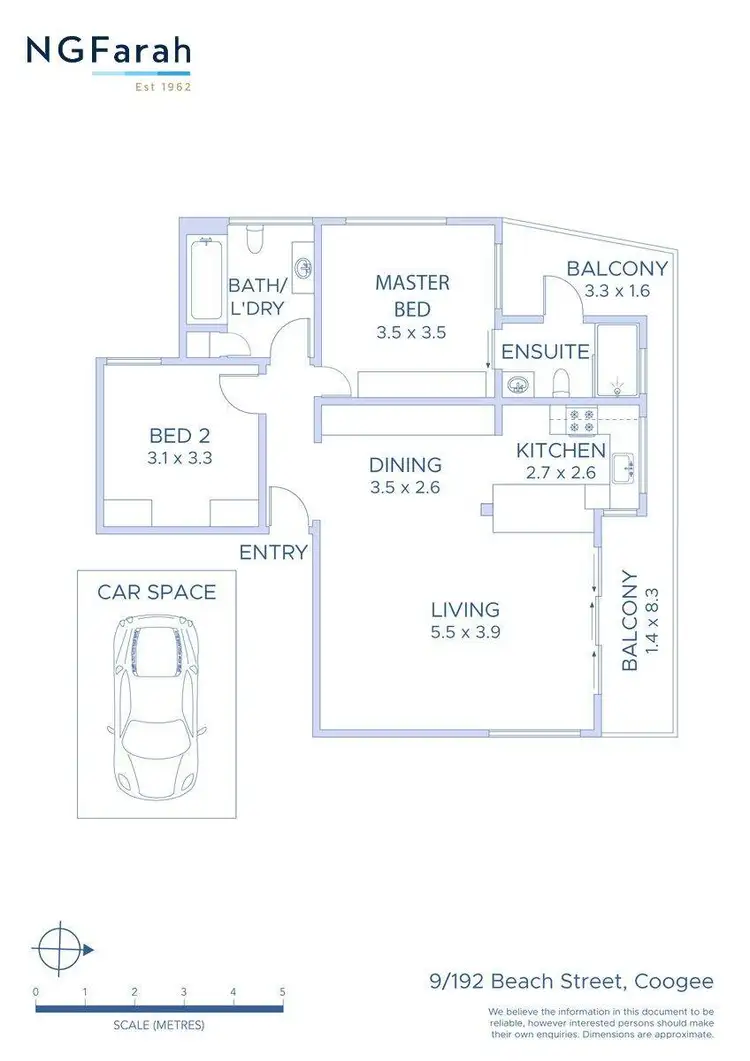 Floorplan of Homely apartment listing, 9/192 Beach Street, Coogee NSW 2034
