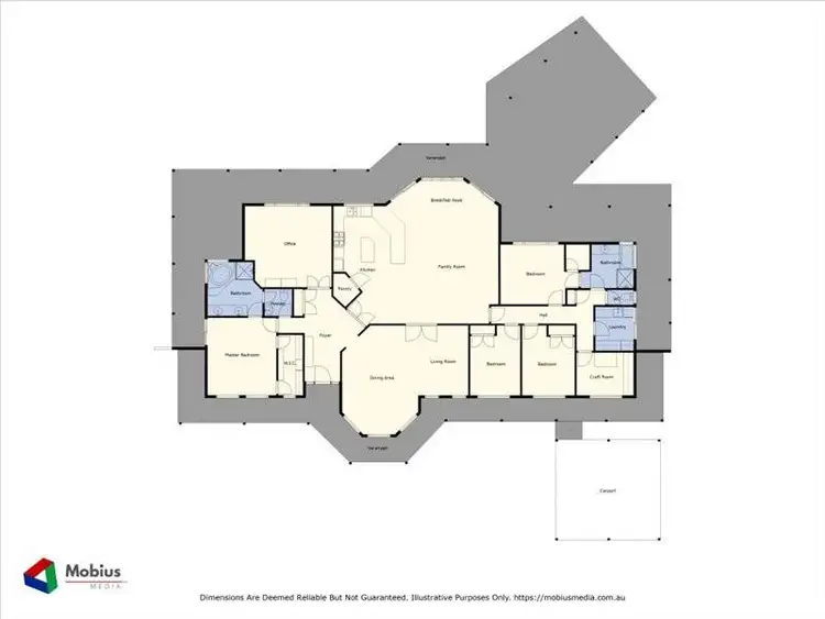 Floorplan of Homely rural property listing, 40 Victoria Circle, Greenfields WA 6210