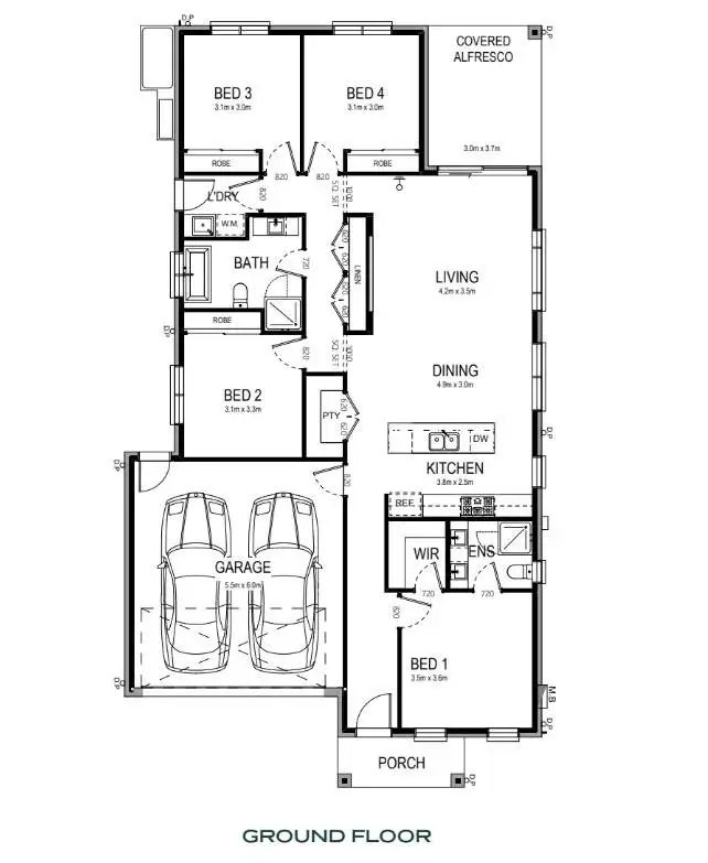 Floorplan of Homely house listing, Address available on request