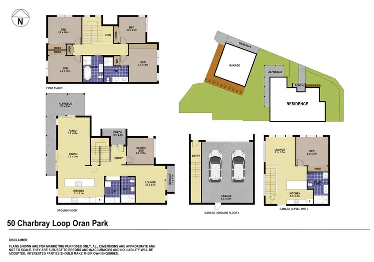 Floorplan of Homely townhouse listing, 50 Charbray Loop, Oran Park NSW 2570