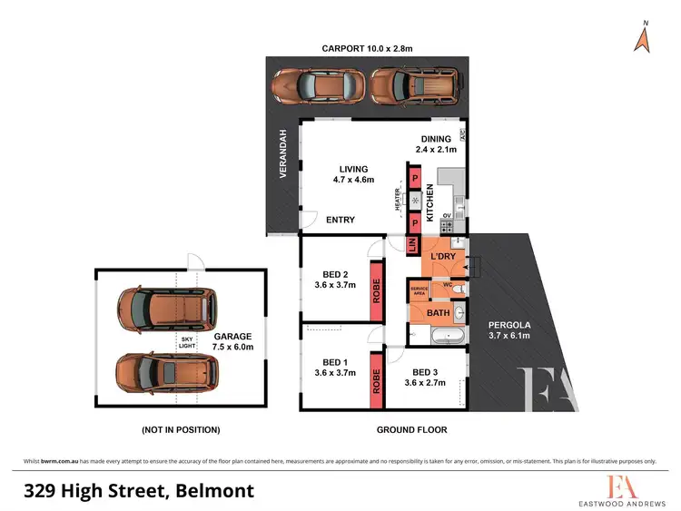 Floorplan of Homely house listing, 329 High Street, Belmont VIC 3216