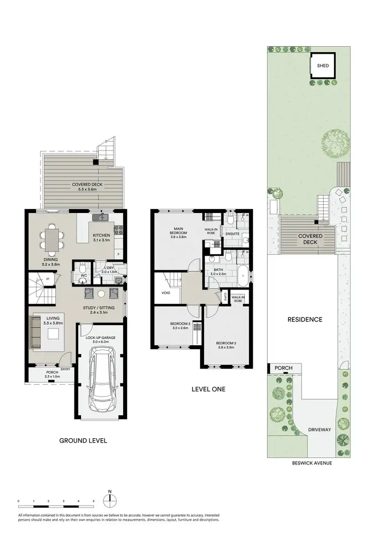 Floorplan of Homely semi-detached listing, 2/54 Beswick Avenue, North Ryde NSW 2113