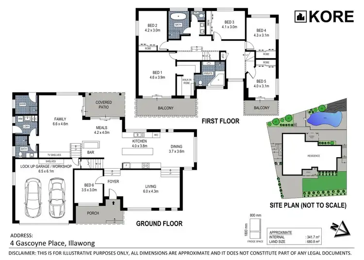 Floorplan of Homely house listing, 4 Gascoyne Place, Illawong NSW 2234