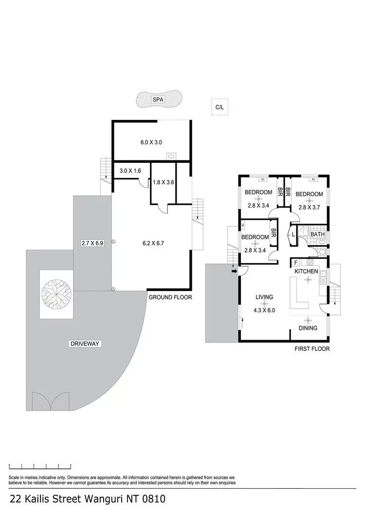 Floorplan of Homely house listing, 22 Kailis Street, Wanguri NT 810