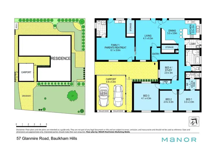 Floorplan of Homely house listing, 57 Glanmire Road, Baulkham Hills NSW 2153