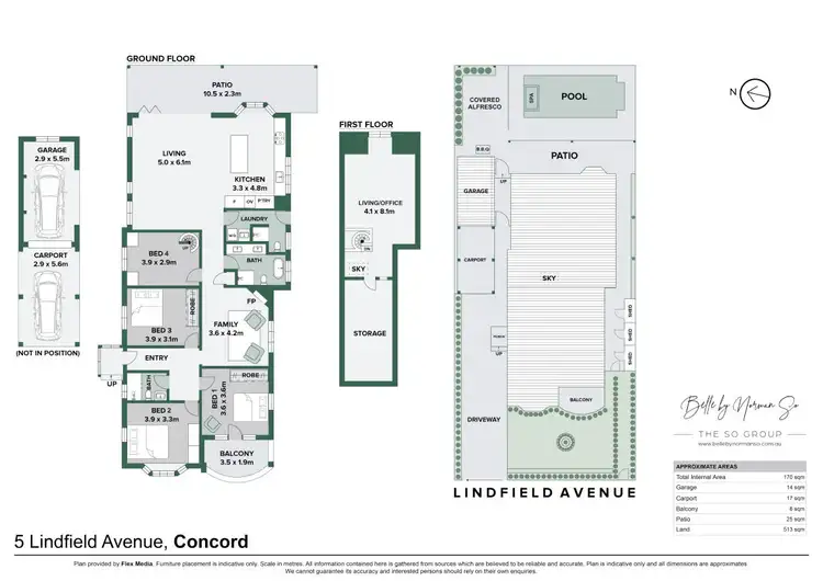 Floorplan of Homely house listing, 5 Lindfield Avenue, Concord NSW 2137