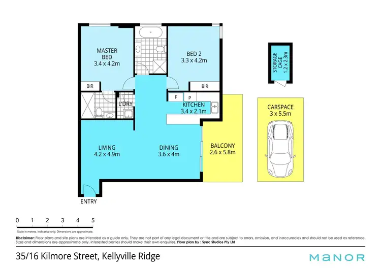 Floorplan of Homely apartment listing, 35/16 Kilmore Street, Kellyville Ridge NSW 2155