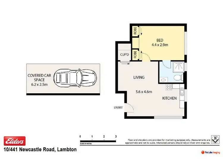 Floorplan of Homely apartment listing, 10/441 Newcastle Road, Lambton NSW 2299