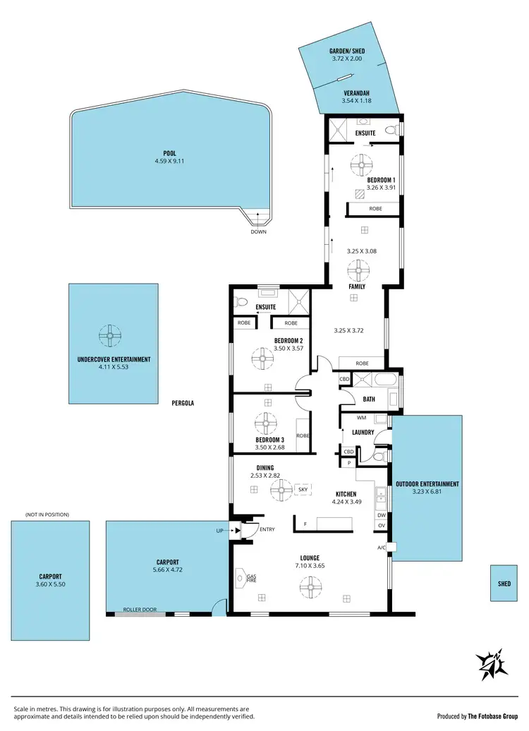 Floorplan of Homely house listing, 12 Antilla Way, Flagstaff Hill SA 5159