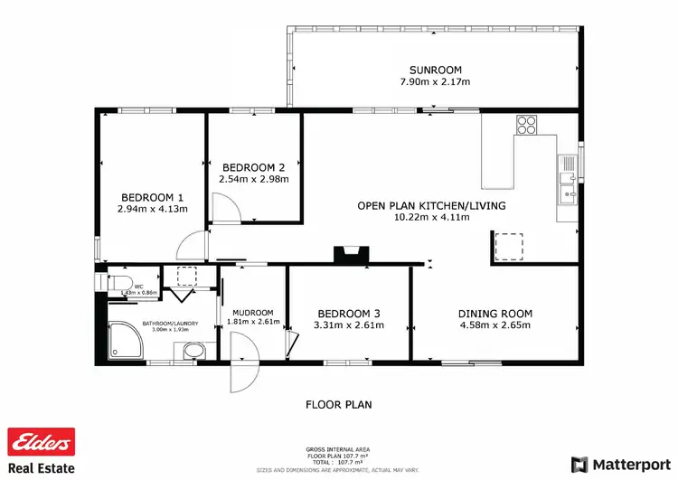 Floorplan of Homely house listing, 17 Railway Road, Clackline WA 6564