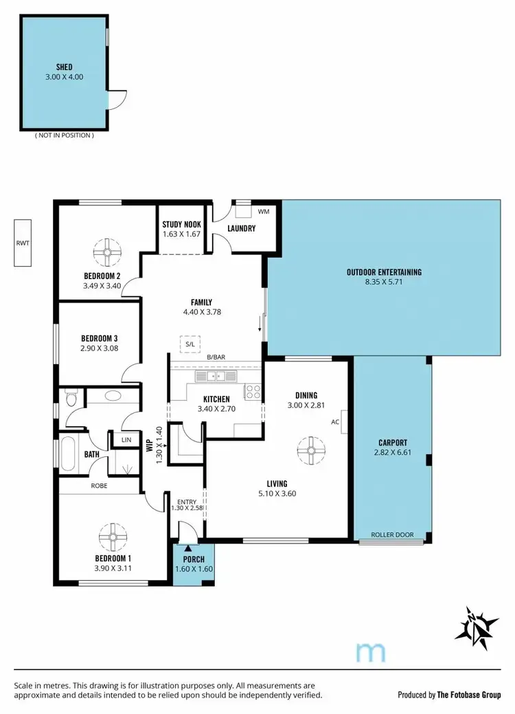 Floorplan of Homely house listing, 12 Rochester Street, Morphett Vale SA 5162