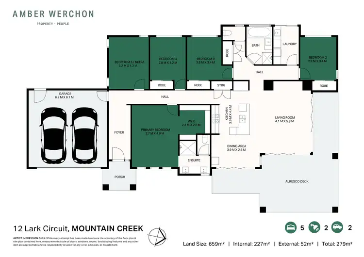 Floorplan of Homely house listing, 12 Lark Circuit, Mountain Creek QLD 4557