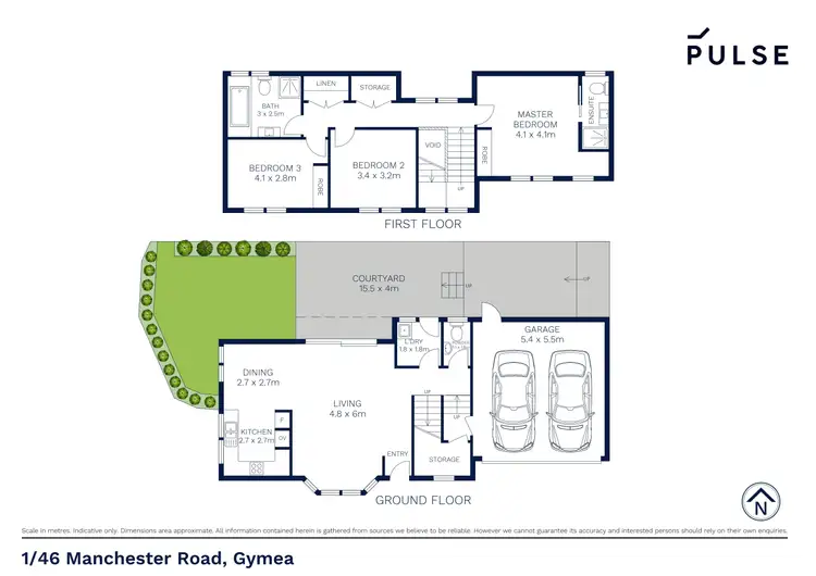 Floorplan of Homely townhouse listing, 1/46 Manchester Road, Gymea NSW 2227