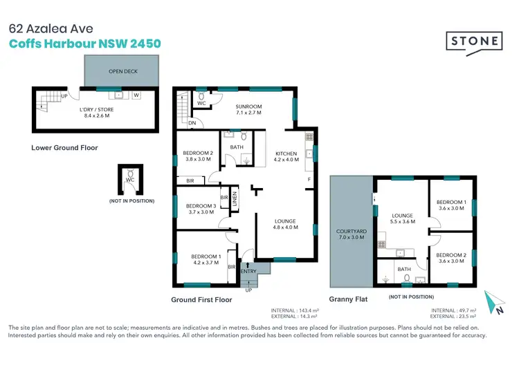 Floorplan of Homely house listing, 62 Azalea Avenue, Coffs Harbour NSW 2450