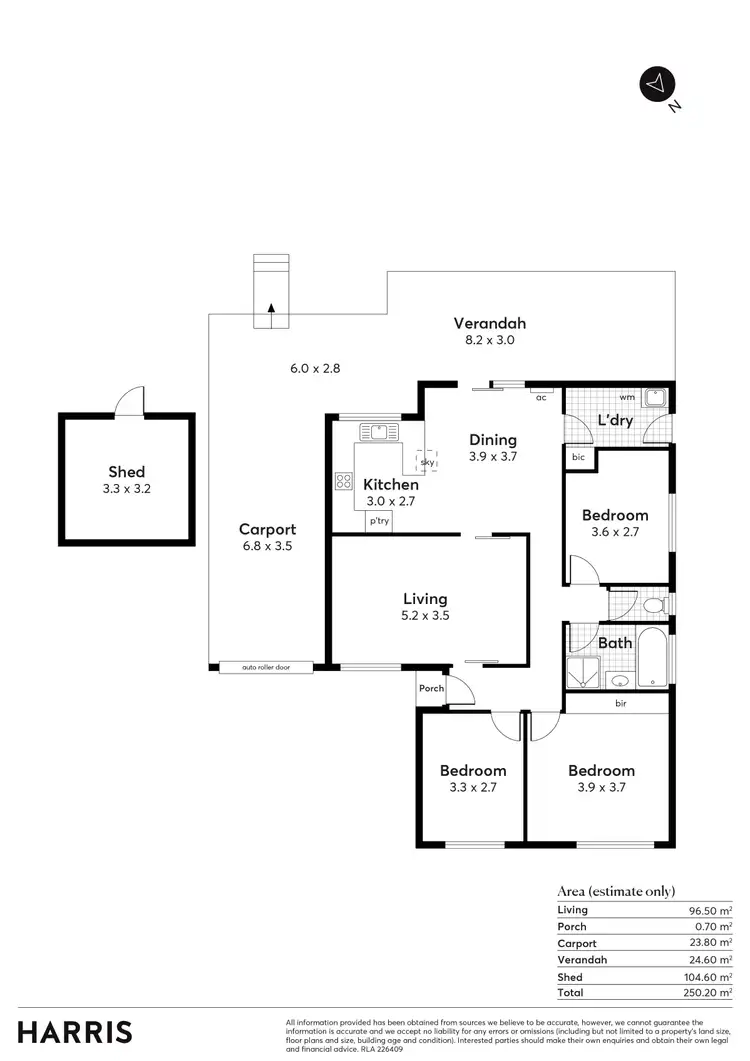 Floorplan of Homely house listing, 11 Floyd Court, Old Reynella SA 5161